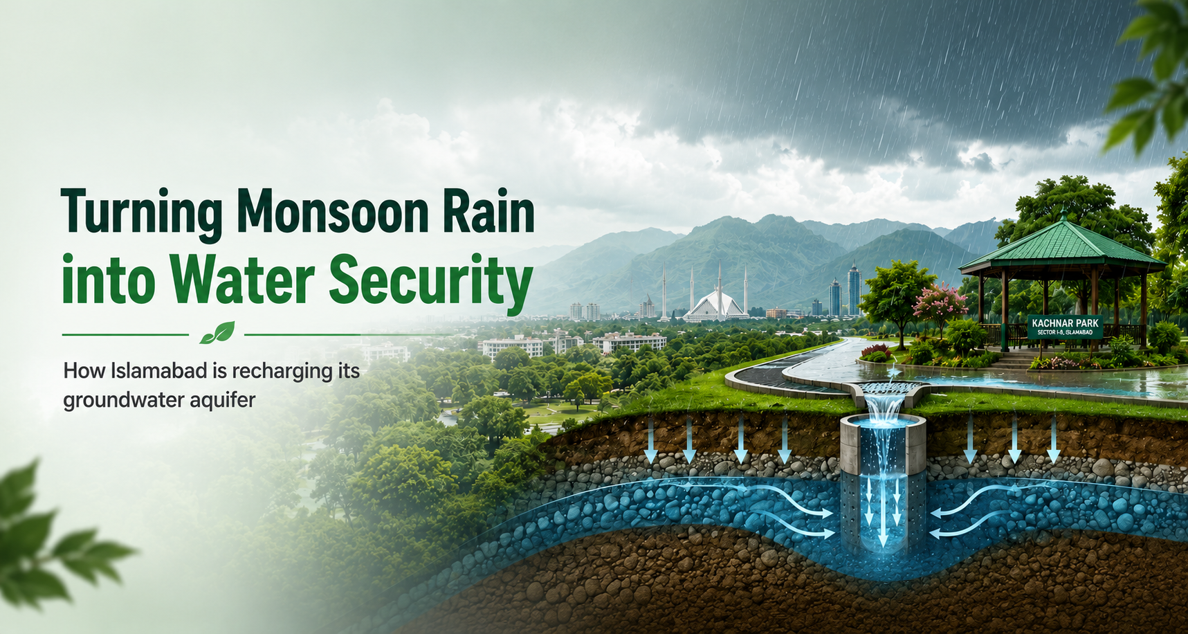 How Islamabad is Turning Monsoon Rain into a Solution for Water Scarcity